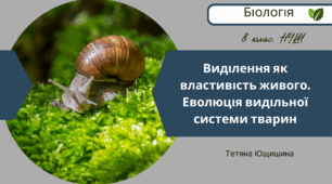 Виділення як властивість живого. Еволюція видільної системи тварин. 8 клас. НУШ