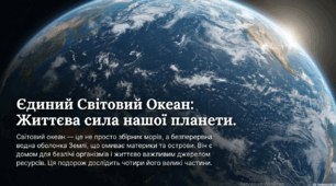 Єдиний Світовий океан: Життєва сила нашої планети.