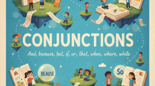 CONJUNCTIONS: And, because, but, if, or , so , that, when, where, while р.70
