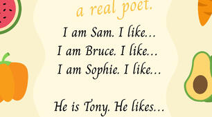 Finish the lines like a real poet.