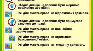 Права людини починаються з прав дитини 