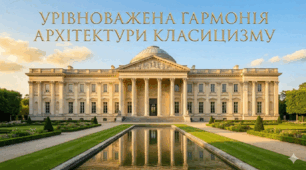 Урівноважена гармонія архітектури класицизму 