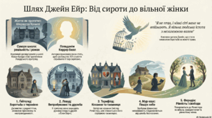 Робоча картка «Шарлотта Бронте. Роман "Джейн Ейр": шлях гідності та кохання» (на три уроки)
