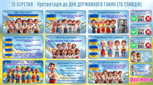 Презентація до Дня Державного Гімну України (10 березня)