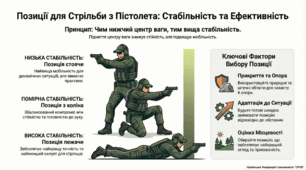 ПОЗИЦІЇ ДЛЯ СТРІЛЬБИ З ПІСТОЛЕТА