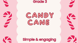 Candy cane lesson. Grade 3