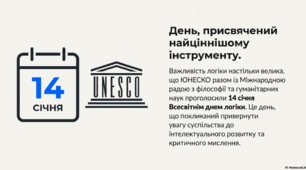 Презентація на тему "14 січня - Всесвітній день логіки"