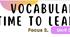 Focus 2. Vocubulary 5.1.