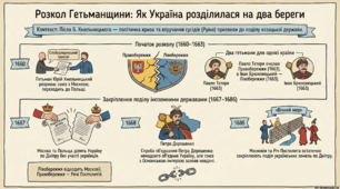 Правобережна та Лівобережна Україна в останній третині XVII ст.