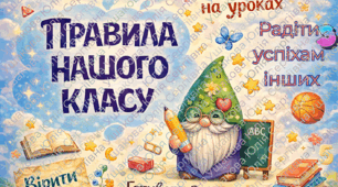 Плакат «Правила нашого класу»