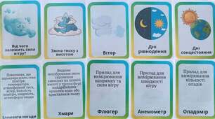 Флеш - картки "Атмосфера - повітряна ковдра Землі"