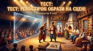  Реалістичні образи на сцені