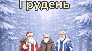 Ілюстрований вірш Галини Малик «Грудень» (дидактичний матеріал для початкової школи та інклюзивного навчання)