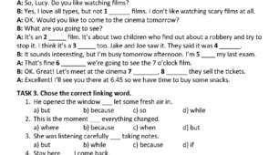 Test 6.  City living. Films.