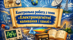 Контрольна робота з теми «Електромагнітні коливання і хвилі»