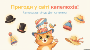 Пригоди у світі капелюхів: пізнавально-ігрова презентація до Всесвітнього дня капелюха (15 січня)