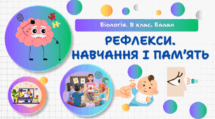 Рефлекси. Навчання і пам’ять. 8 клас НУШ