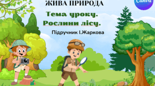 Презентація "Рослини лісу." ЯДС 1 клас, підручник І. Жаркової