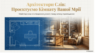 Презентація до уроку "Усний твір-опис приміщення на основі особистих вражень або за картиною в художньому стилі"