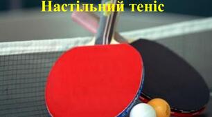 "Настільний теніс" план-конспект для 8 класу