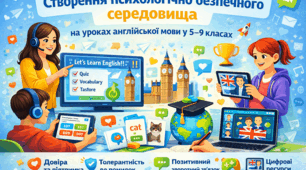 Створення психологічно безпечного середовища на уроках англійської мови у 5–9 класах