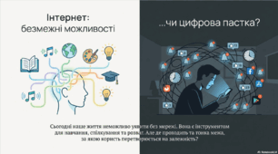 РМ.  Створення висловлення «Як уникнути залежності від Інтернету» з використанням складнопідрядних речень. 9 клас