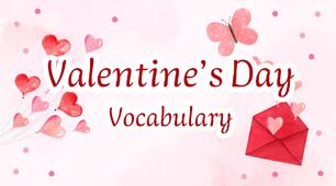 Valentine's Day Vocabulary Worksheets