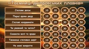 Інтерактивна гра за повістю Володимира Рутківського "Джури козака Швайки"