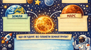 Які планети належать до земної групи Планети земної групи. Особливості планет земної групи. Супутники.  Інтерактивне завдання «Планети земної групи: спільне й відмінне»