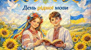 Плакат "День рідної мови"