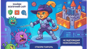 Кібер-пригоди Кота у чоботях: завдання для ЯДС із безпеки в інтернеті, початкові класи