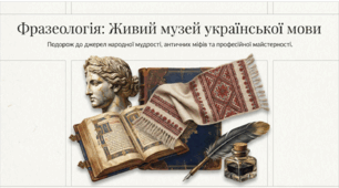 Фразеологія: Живий музей української мови. Джерела походження фразеологізмів.