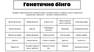 Генетичне бінго