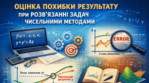 ОЦІНКА ПОХИБКИ РЕЗУЛЬТАТУ ПРИ РОЗВ’ЯЗАННІ ЗАДАЧ ЧИСЕЛЬНИМИ МЕТОДАМИ