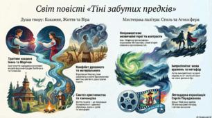 Трагічна доля Івана й Марічки як наслідок суперечності між мрією і дійсністю в повісті М. Коцюбинського “Тіні забутих предків”