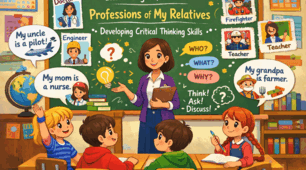 Урок англійської мови у 5 класі на тему: "Professions of My Relatives. Developing Critical Thinking Skills "