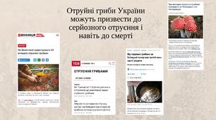 Пам'ятка " Отруйні гриби"
