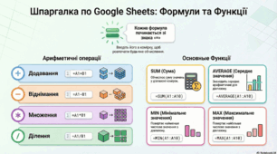 Електронні таблиці  (Google Таблиці)