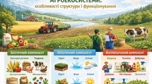 Агроекосистеми: особливості структури і функціонування