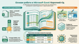Основи роботи в Microsoft Excel: Короткий гід