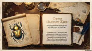 Е. А. По. «Золотий жук». Риси характеру Леґрана. Композиційний прийом «розповіді в розповіді». Функції оповідача у творі.