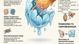 Інфографіка "Метелики в крижаних панцирах".