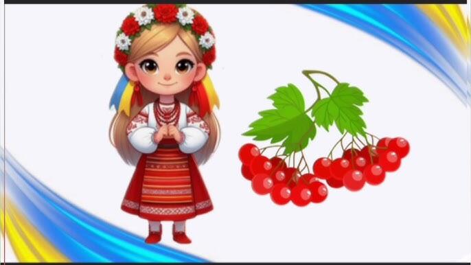 НАША МОВА КАЛИНОВА! МАЛЮВАННЯ "Гроно калини"