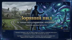 Ніл Ґейман. «Зоряний пил». Протиставлення справжнього й ілюзорного кохання у творі. Образ дівчини-зірки.