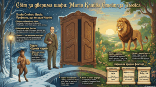 Клайв Стейплз Льюїс. «Лев, Чаклунка і стара шафа» Стислі відомості про письменника. Задум циклу «Хроніки Нарнії». Ознаки жанру фентезі.