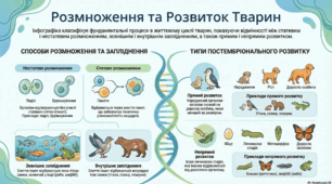 Інфографіка.Способи розмноження тварин.