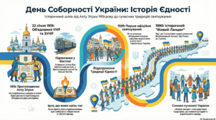 Інфографіка.День Соборності України