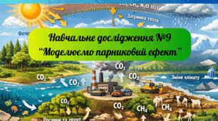 Навчальне дослідження №9 "Моделюємо парниковий ефект"