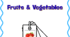 Картки - Fruits and Vegetables