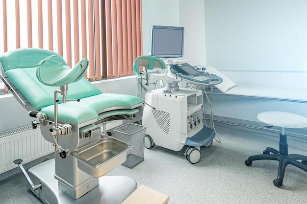 Modern gynecological office interior | Premium Photo
